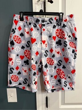 Hreski Poker / Black Jack Golf Shorts